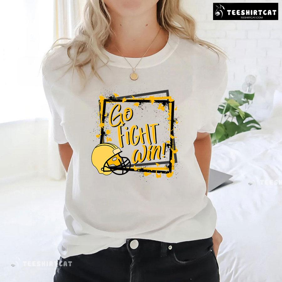 Go Fight Win Childhood Cancer Awareness T-Shirt