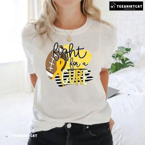 Fight For A Cure Childhood Cancer Awareness T-Shirt