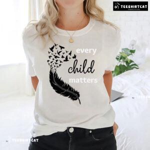 Every Child Matters Leaf Birds T-Shirt