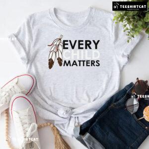 Every Child Matters Leaf T-Shirt - Orange Tee