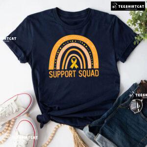 Support Squad Rainbow Childhood Cancer T-Shirt
