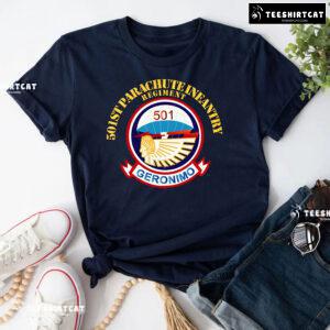 501st Parachute Infantry Regiment Geronimo United States Army T-Shirt