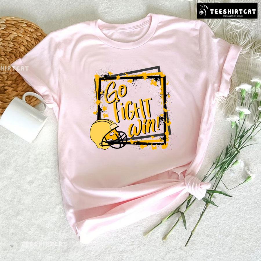 Go Fight Win Childhood Cancer Awareness T-Shirt