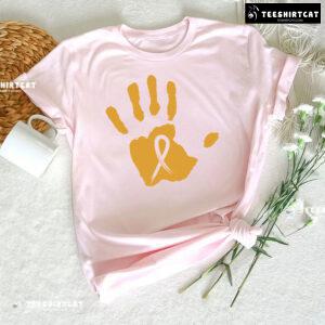 Childhood Cancer Awareness Hand T-Shirt