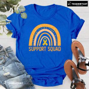 Support Squad Rainbow Childhood Cancer T-Shirt