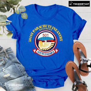 501st Parachute Infantry Regiment Geronimo United States Army T-Shirt