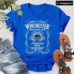 Winchester Brothers Hunters Legends Lawrence Kansas Saving People Hunting Things The Family Business T-Shirt