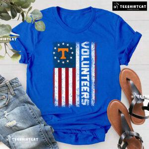 Tennessee Volunteers American Flag T-Shirt