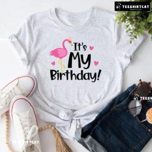 It's My Birthday Flamingo T-Shirt