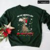 On The Naughty List And I Regret Nothing Santa Donkey Christmas Sweatshirt