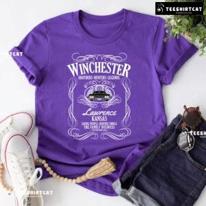 Winchester Brothers Hunters Legends Lawrence Kansas Saving People Hunting Things The Family Business T-Shirt