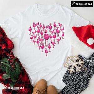 Heart Full Of Flamingos T-Shirt
