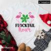 Flocktail Hour Lovely Flamingos T-Shirt