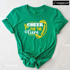 Cheer For The Cure Childhood Cancer Awareness T-Shirt
