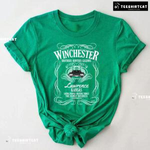 Winchester Brothers Hunters Legends Lawrence Kansas Saving People Hunting Things The Family Business T-Shirt