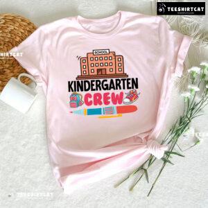 Kindergarten Crew School Pen Backpack Shoe Back To School T-Shirt