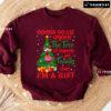 Gonna Go Lie Under The Tree To Remind My Family Flamingo Christmas Sweatshirt