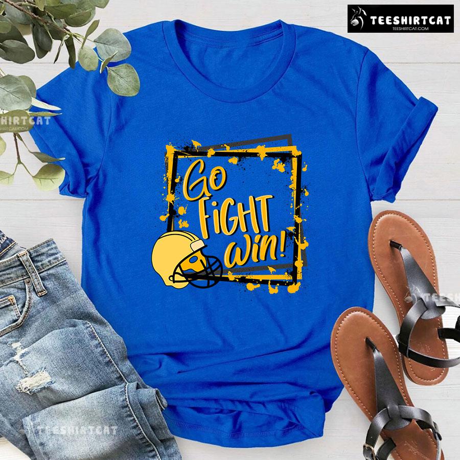 Go Fight Win Childhood Cancer Awareness T-Shirt
