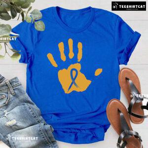 Childhood Cancer Awareness Hand T-Shirt