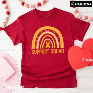 Support Squad Rainbow Childhood Cancer T-Shirt