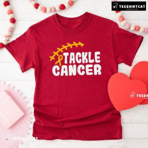 Tackle Cancer Childhood Cancer Awareness T-Shirt