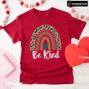 Be Kind Every Child Matters Rainbow Leopard T-Shirt