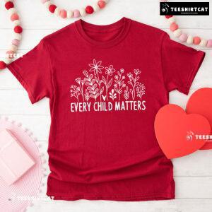 Every Child Matters Flowers T-Shirt