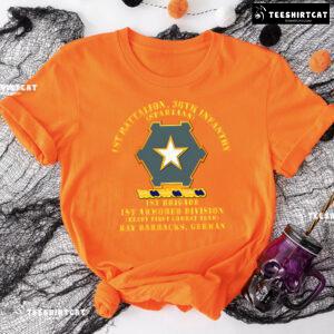 1st Battalion 36th Infantry Spartans 1st Brigade 1st Armored Division Ready First Combat Team T-Shirt