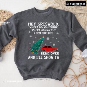 Hey Griswold Where Do You Think You’re Gonna Put A Tree That Big? Christmas Sweatshirt