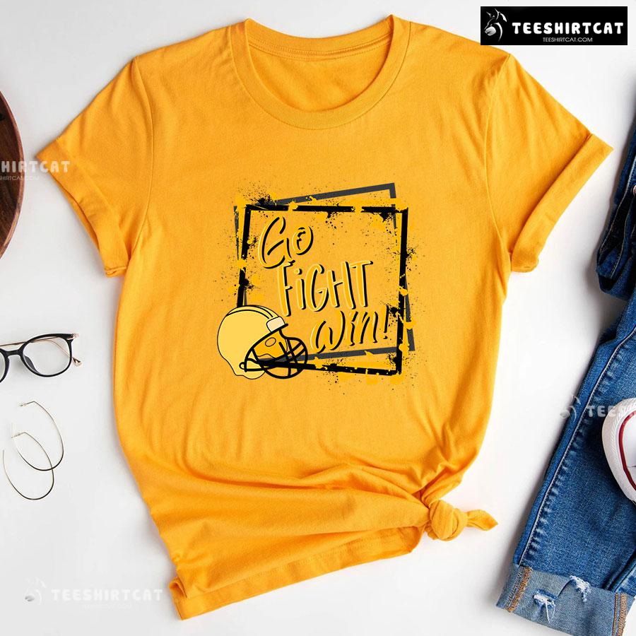 Go Fight Win Childhood Cancer Awareness T-Shirt
