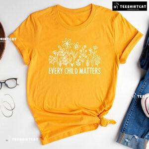 Every Child Matters Flowers T-Shirt