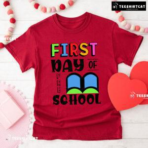 First Day Of Preschool Book Back To School T-Shirt