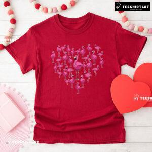 Heart Full Of Flamingos T-Shirt
