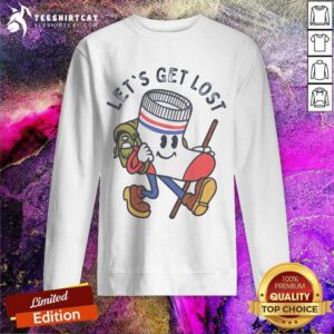 Let's Get Lost Sock sweatshirt