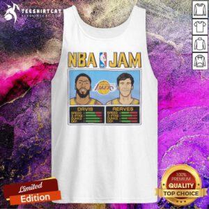 NBA Jam Lakers Davis and Reaves tank-top