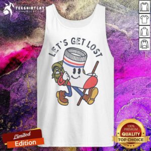 Let's Get Lost Sock tank-top