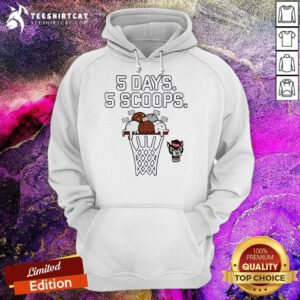 NC State Wolfpack Basketball 5 Days 5 Scoops hoodie
