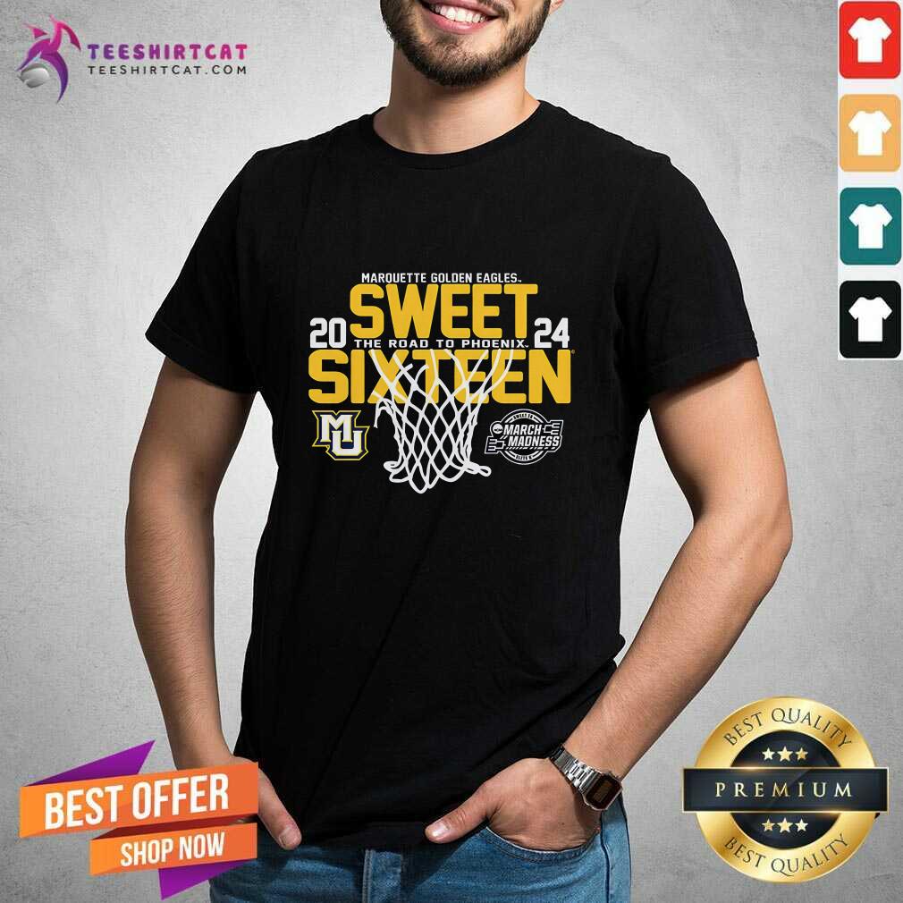 Marquette Golden Eagles 2024 Sweet 16 March Madness T-shirt
