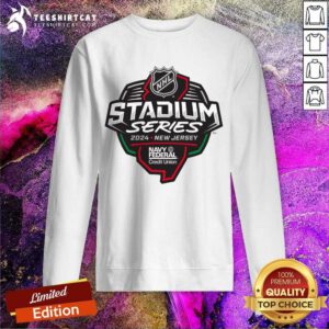 NHL Stadium Series New Jersey 2024 Navy Federal Credit Union sweatshirt