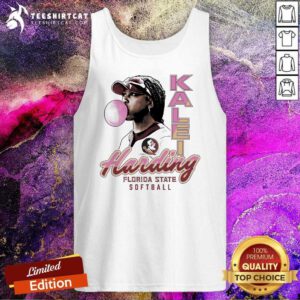 Kalei Harding What's Poppin Florida State Softball tank-top