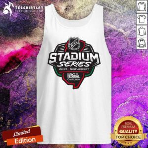 NHL Stadium Series New Jersey 2024 Navy Federal Credit Union tank-top