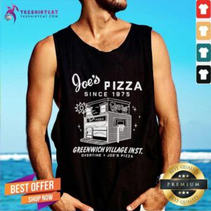 Joe's Pizza SInce 1975 Greenwich Village Inst Overtime x Joe's Pizza tank-top