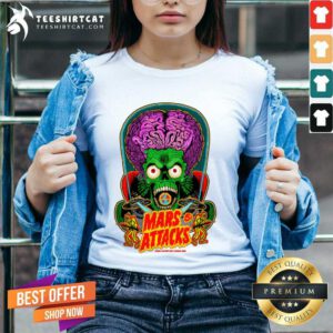 Mars Attacks Bubble Gum v-neck