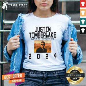 Justin Timberlake Everything I Thought It Was 2024 v-neck