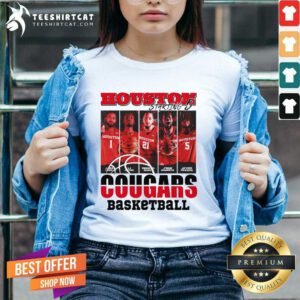 Houston Starting 5 Cougars Basketball v-neck