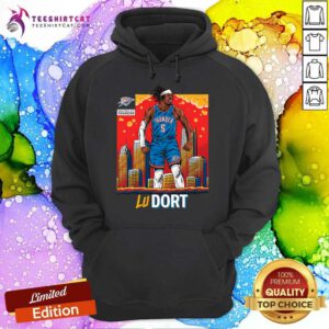 Luguentz Dort OKC Thunder Skyline Player Hoodie