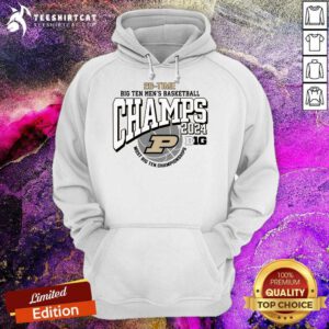 Purdue Boilermakers Men's Basketball 2024 BIG 10 Regular Season Champions Hoodie