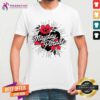 Mayday Parade Heart Flowers Ro Gray T-shirt