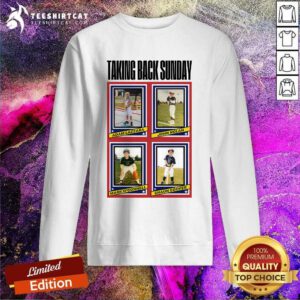 Taking Back Sunday Adam Lazzara John Nolan Mark O'connell Shaun Cooper sweatshirt