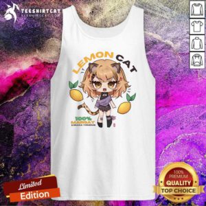 Kirana Yonome Lemon Cat Margay Tank-top